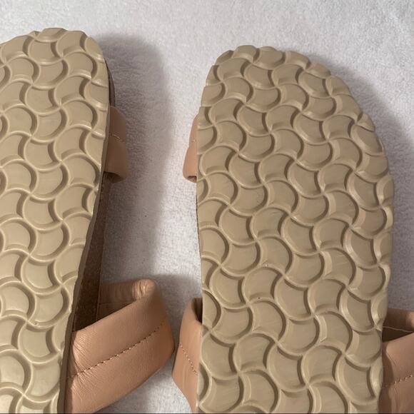Biostep Light Pink Leather Sandals Slides Slip Ons Made in Spain NWT - Picture 9 of 9